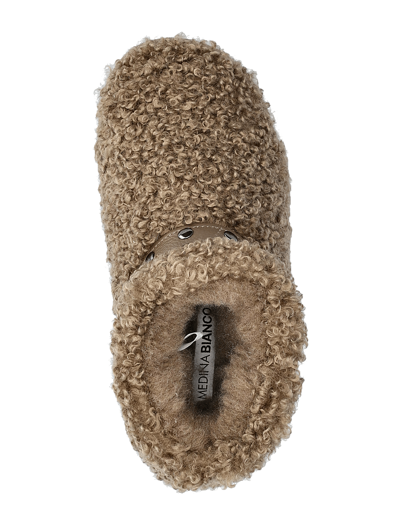 Bianco - Varm Flatform Ankle Boot #SU - teddy boots - taupe - 4