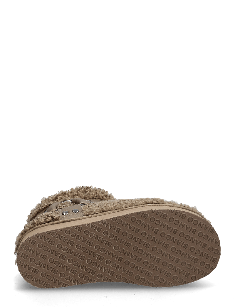 Bianco - Varm Flatform Ankle Boot #SU - teddy boots - taupe - 5