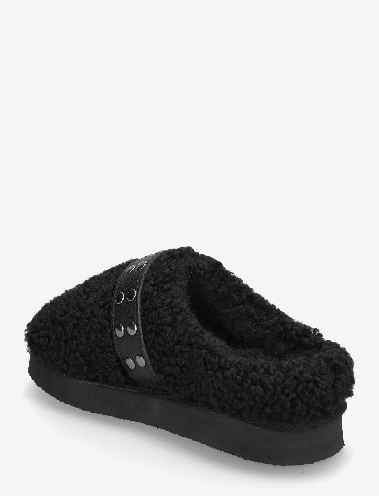 Bianco - Varm Flatform Slip In #SU - kontsata muula-stiilid jalanõud - black - 3
