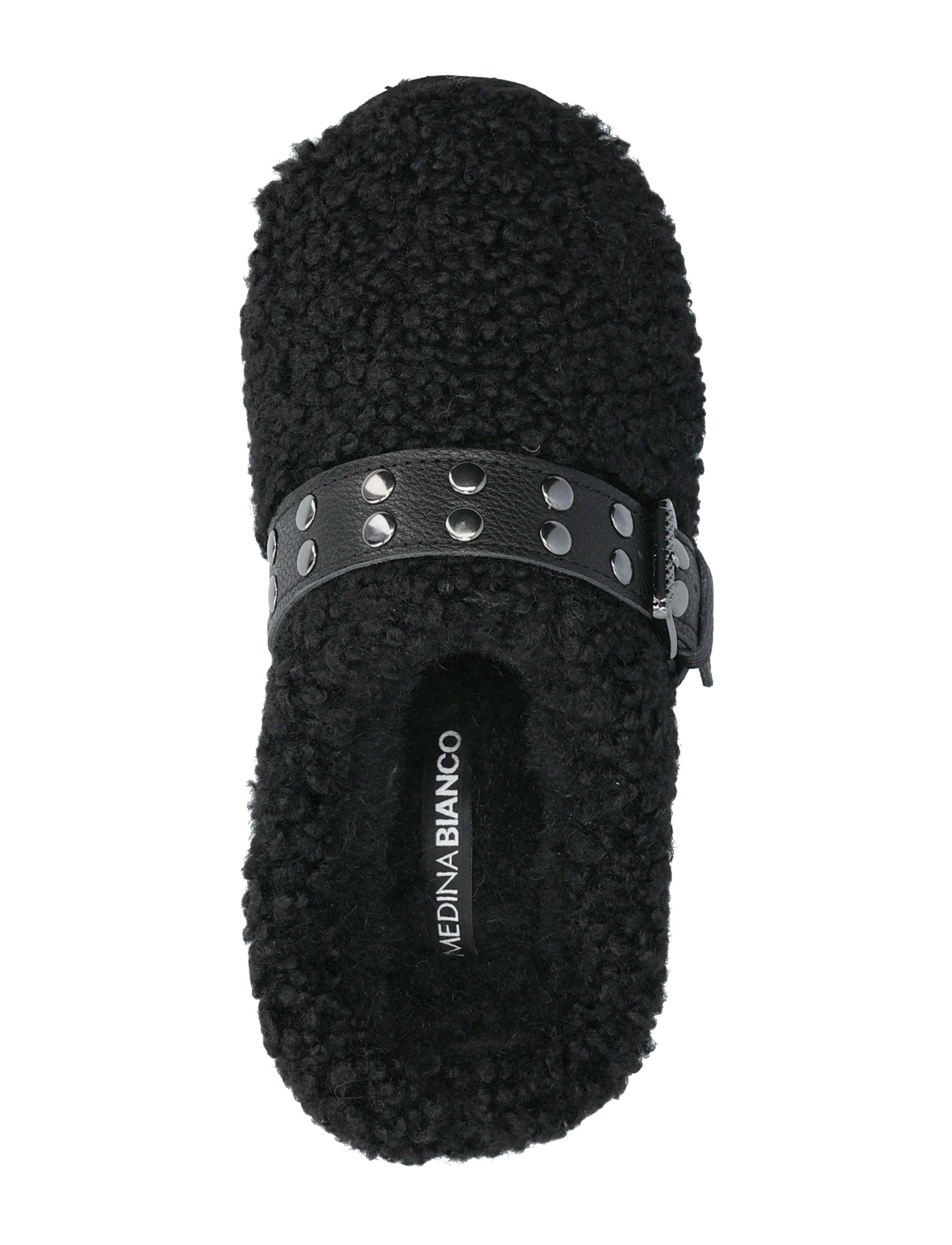 Bianco - Varm Flatform Slip In #SU - flade mules - black - 3