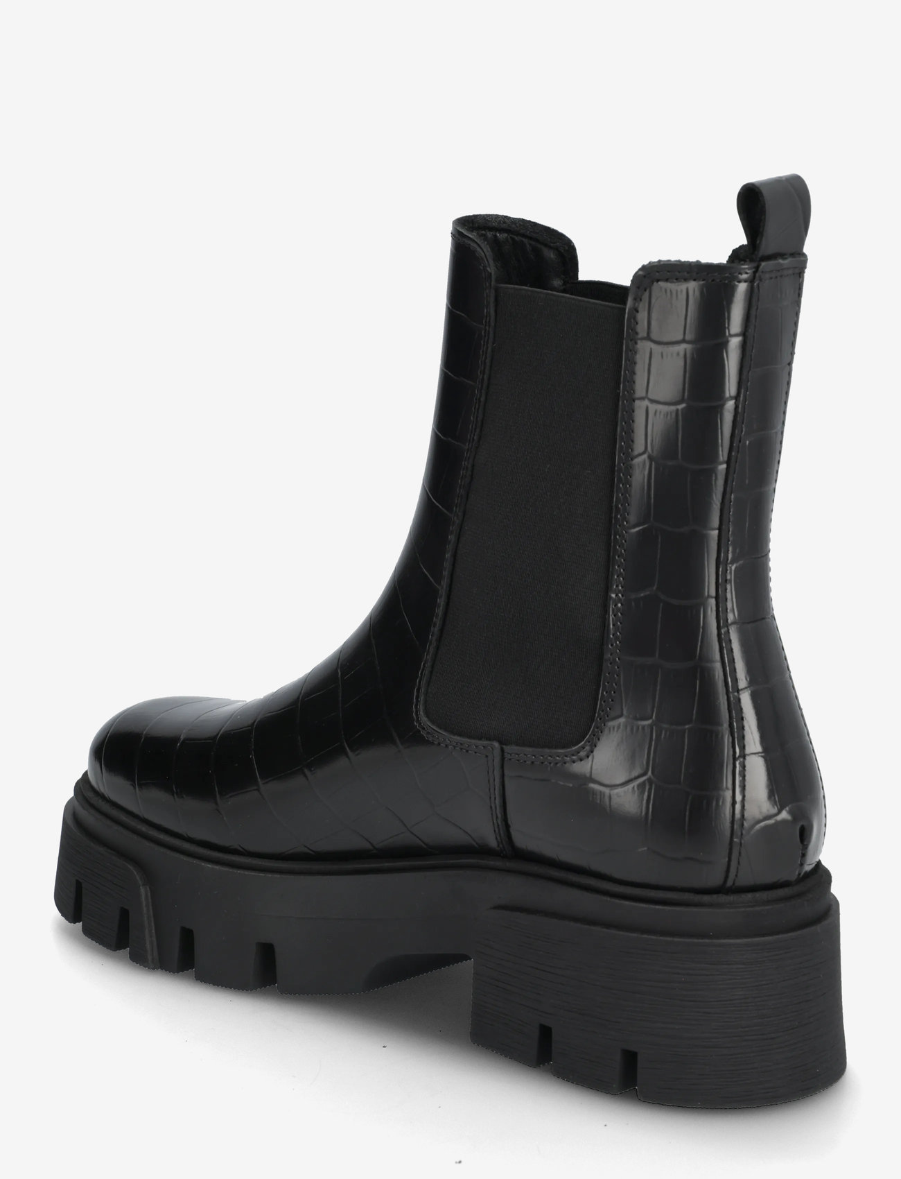 Bianco - Tini Chelsea Boot #C - hohe absätze - black croco - 2