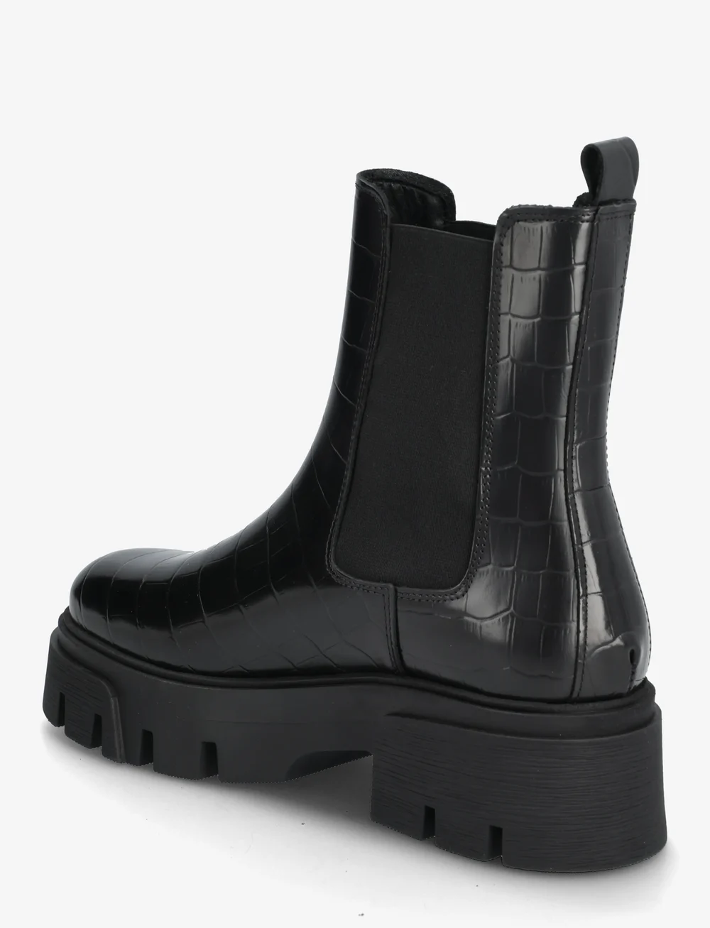 Bianco - Tini Chelsea Boot #C - stiefeletten mit absatz - black croco - 2