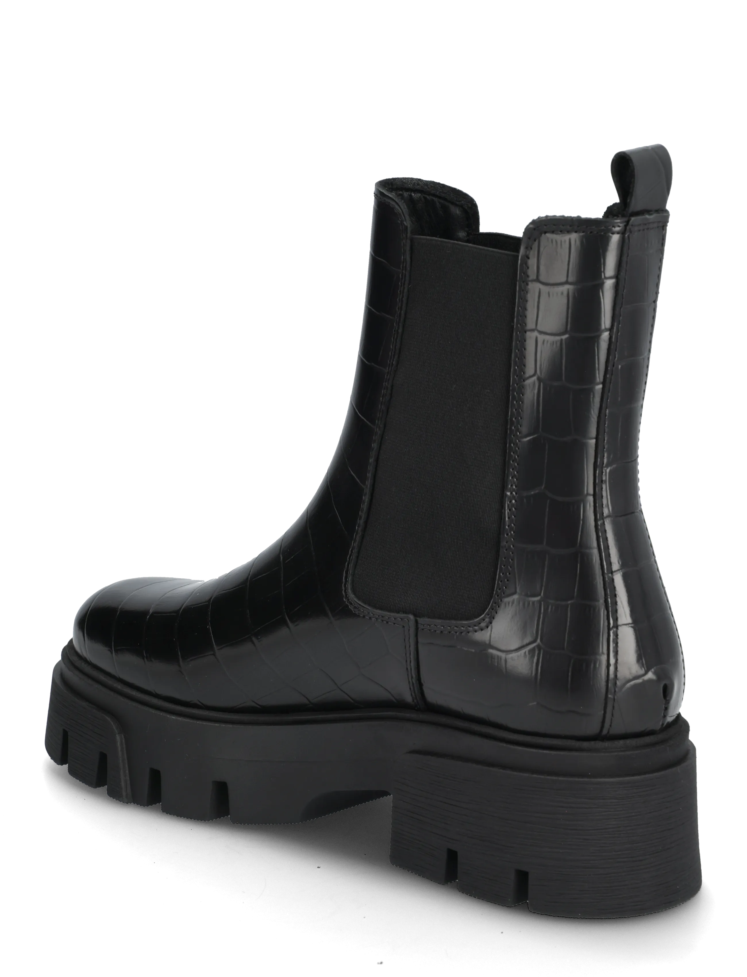 Bianco - Tini Chelsea Boot #C - stiefeletten mit absatz - black croco - 2