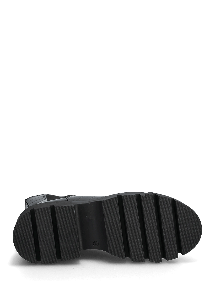 Bianco - Tini Chelsea Boot #C - heeled ankle boots - black croco - 4