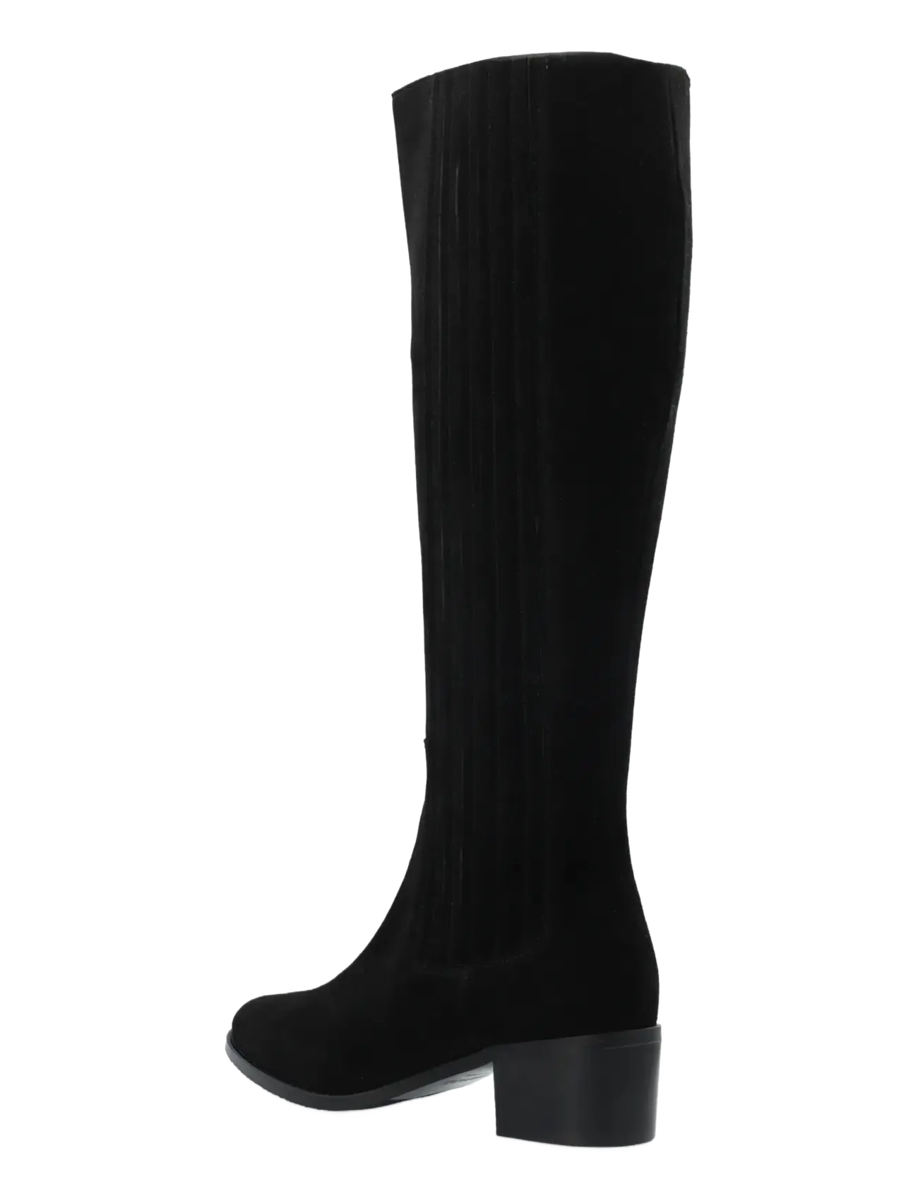 Bianco - BIACAROL Chelsea Knee High Boot Oily Suede - kniehohe stiefel - black - 2