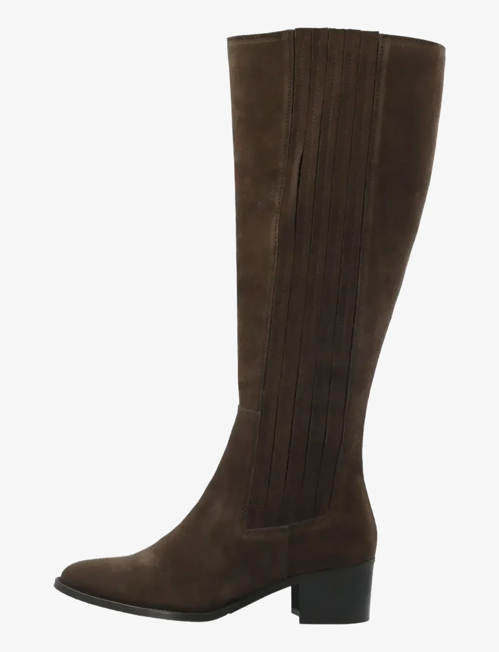 Bianco - BIACAROL Chelsea Knee High Boot Oily Suede - langskaftede støvler - brown - 1
