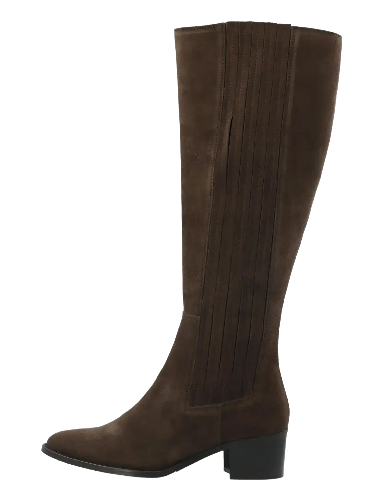 Bianco - BIACAROL Chelsea Knee High Boot Oily Suede - kozaki do kolan - brown - 1