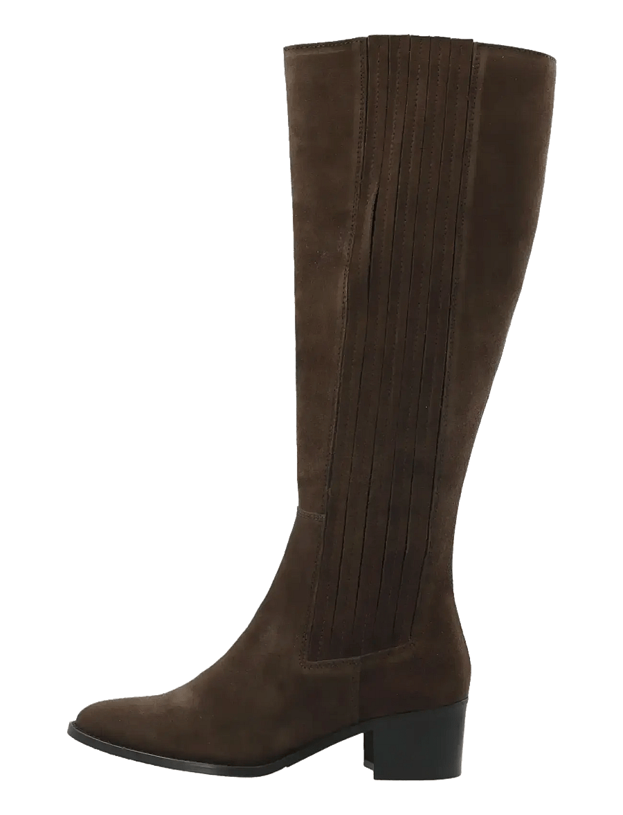 Bianco - BIACAROL Chelsea Knee High Boot Oily Suede - bottes hautes au genou - brown - 1
