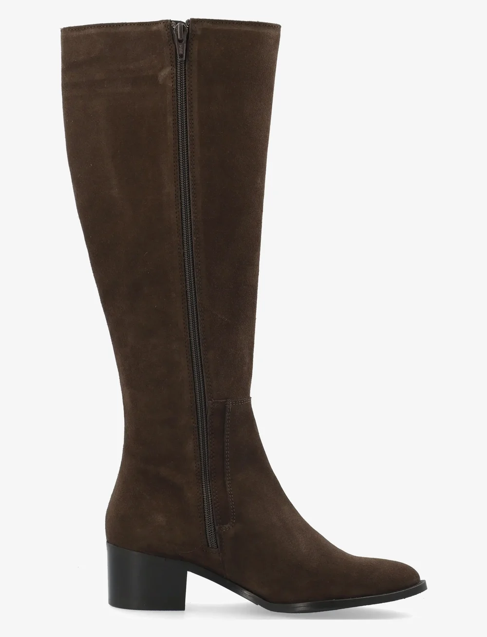 Bianco - BIACAROL Chelsea Knee High Boot Oily Suede - langskaftede støvler - brown - 2