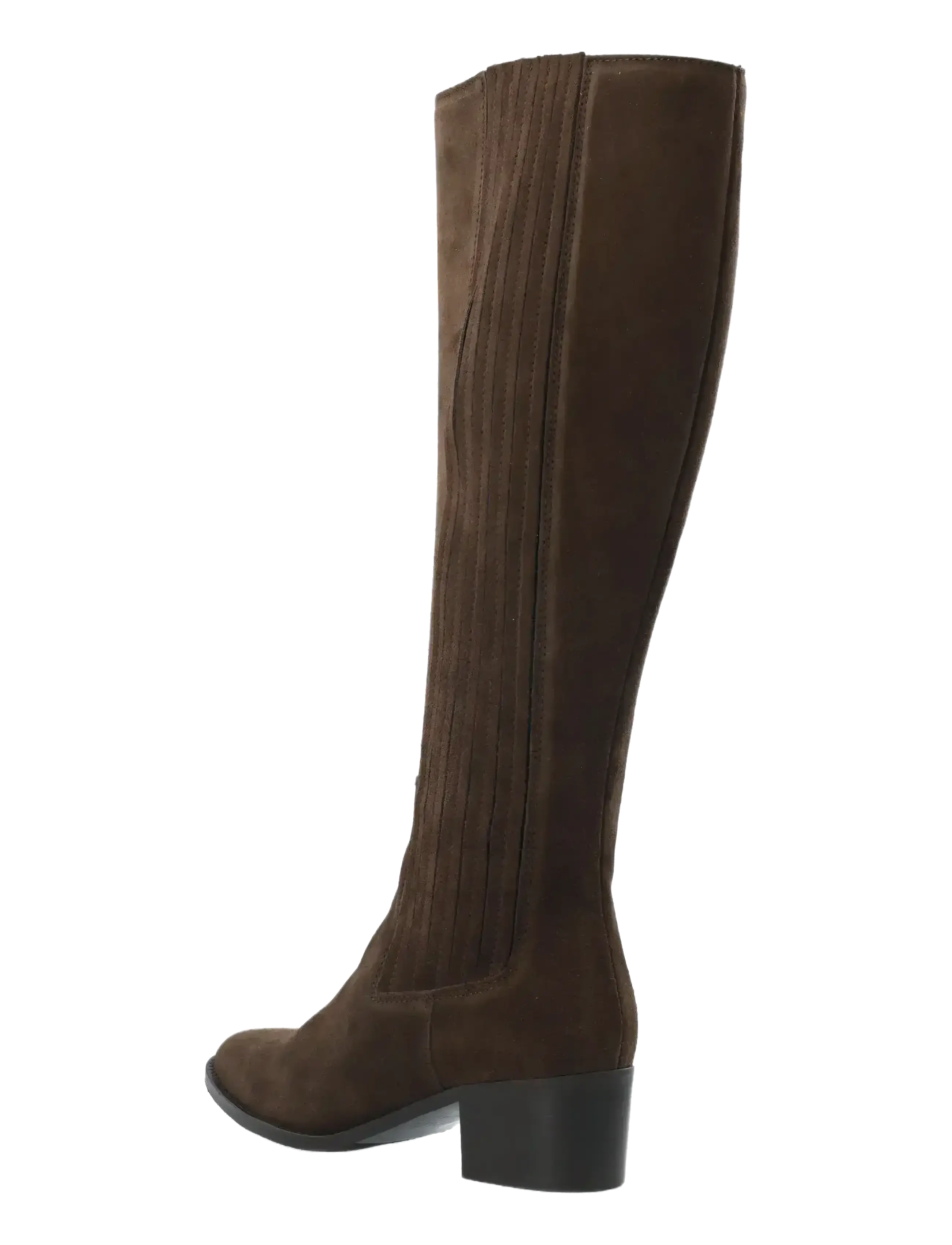 Bianco - BIACAROL Chelsea Knee High Boot Oily Suede - kozaki do kolan - brown - 3