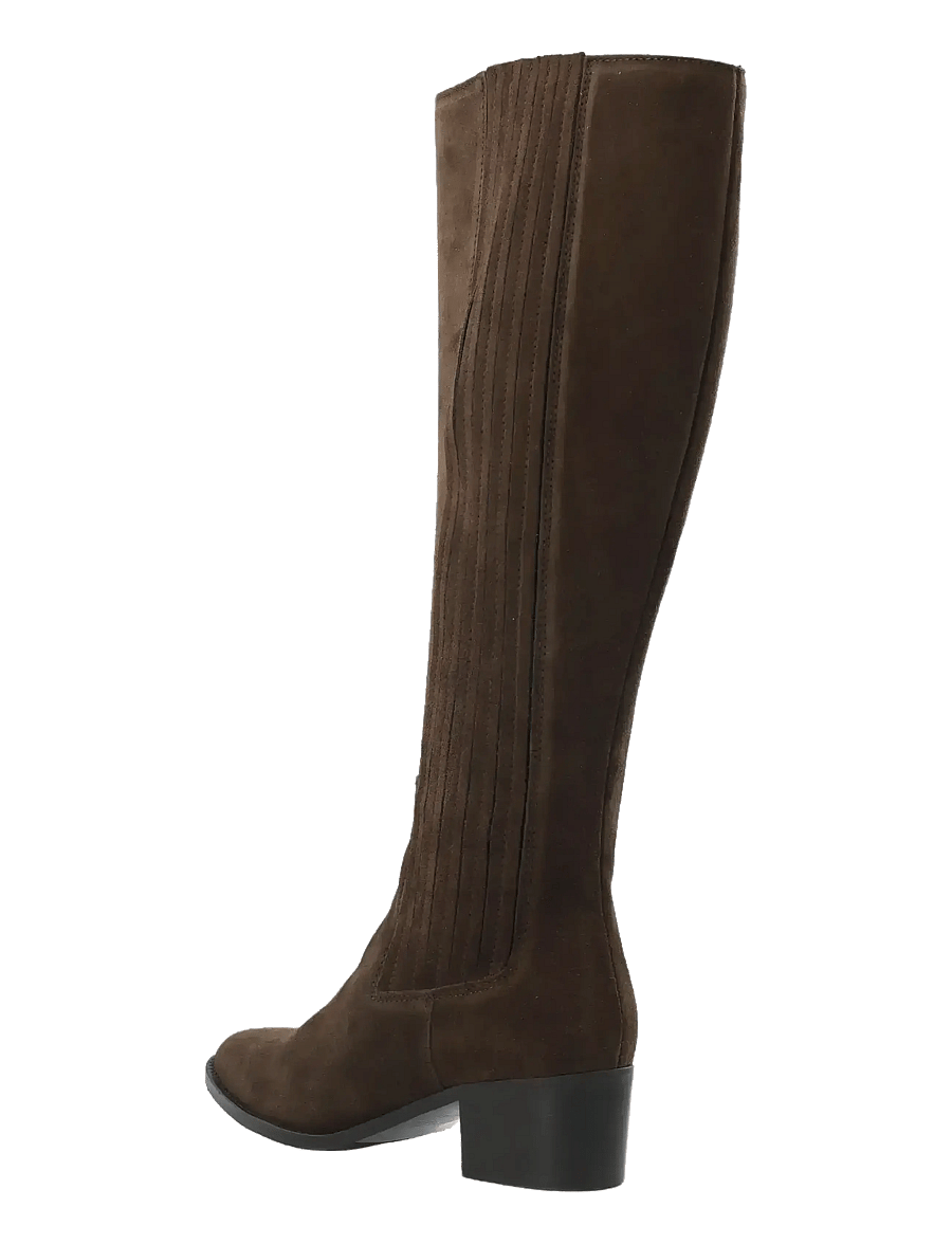 Bianco - BIACAROL Chelsea Knee High Boot Oily Suede - bottes hautes au genou - brown - 3