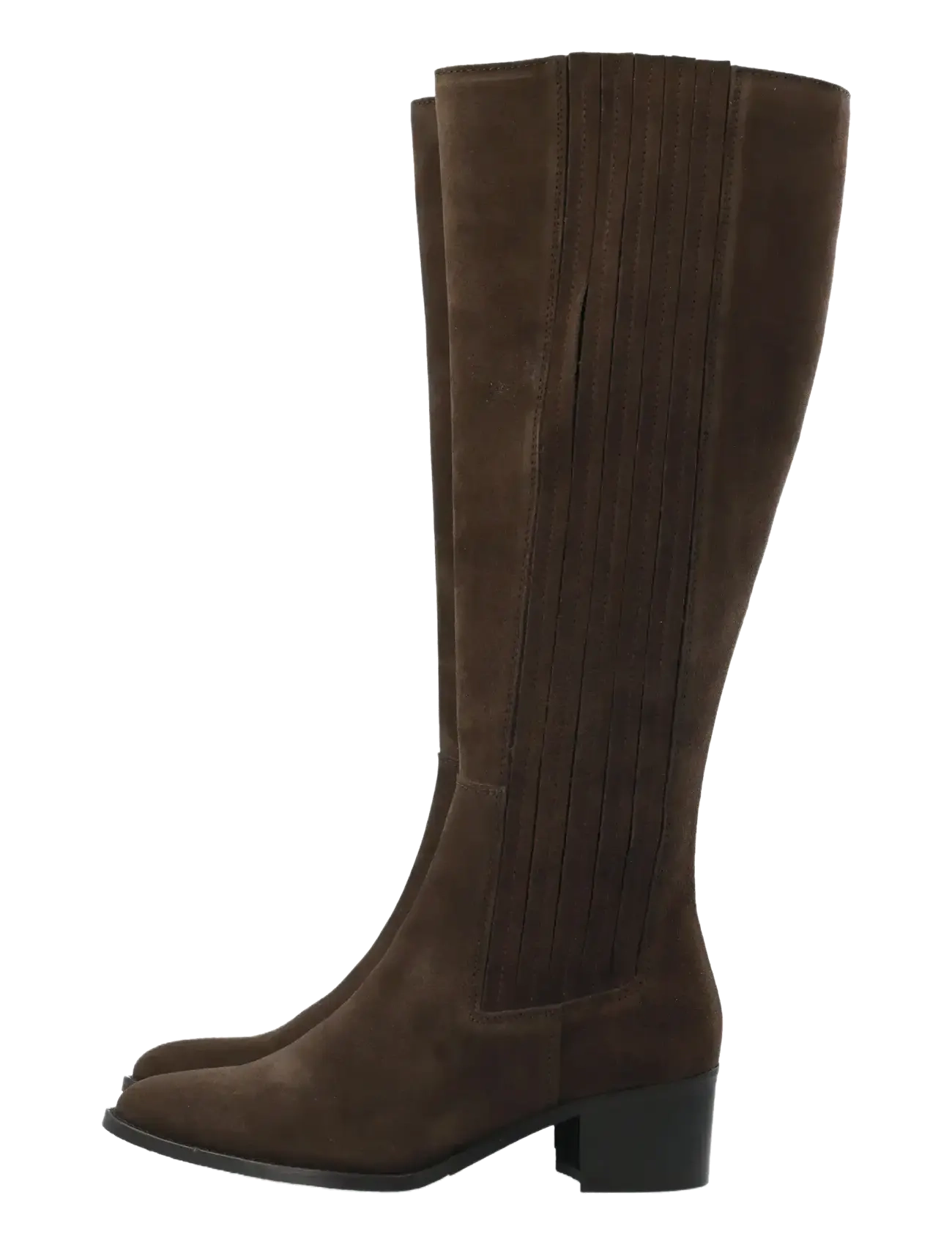 Bianco - BIACAROL Chelsea Knee High Boot Oily Suede - kozaki do kolan - brown - 4