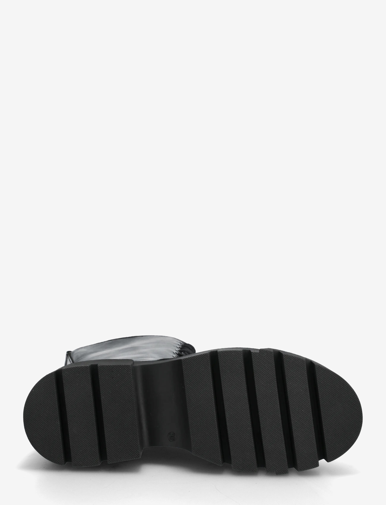 Bianco - BIAMIA Lace Up Boot Smooth Leather - paeltega saapad - black - 4