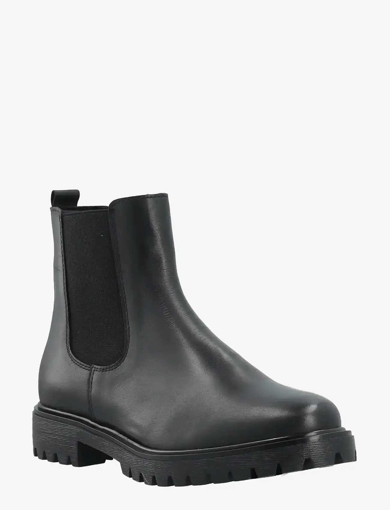 Bianco - BIAGINA Chelsea Boot Smooth Leather - alltags-style - black - 0