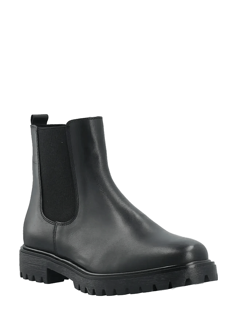 Bianco - BIAGINA Chelsea Boot Smooth Leather - igapäevane stiil - black - 0