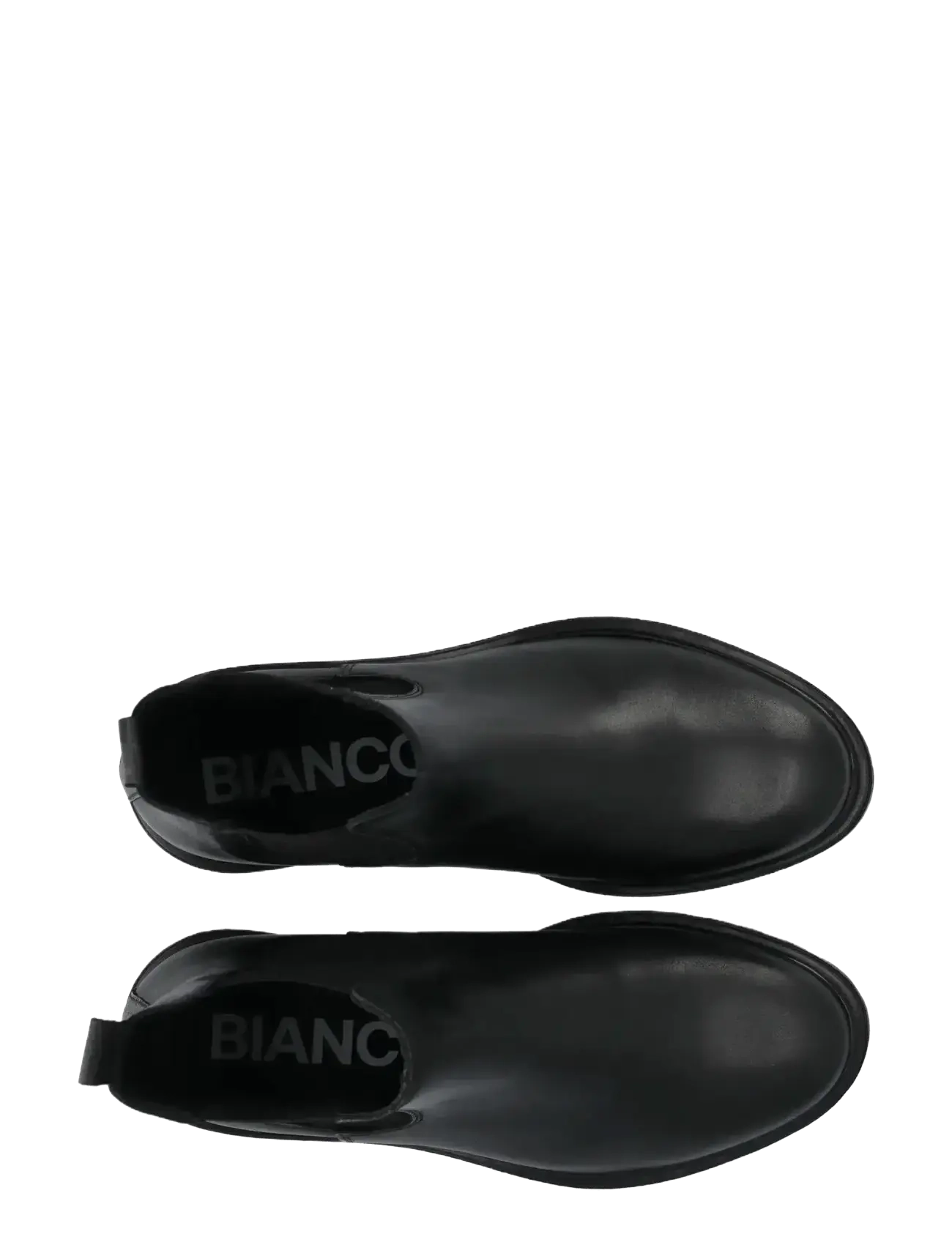 Bianco - BIAGINA Chelsea Boot Smooth Leather - chelsea boots - black - 4