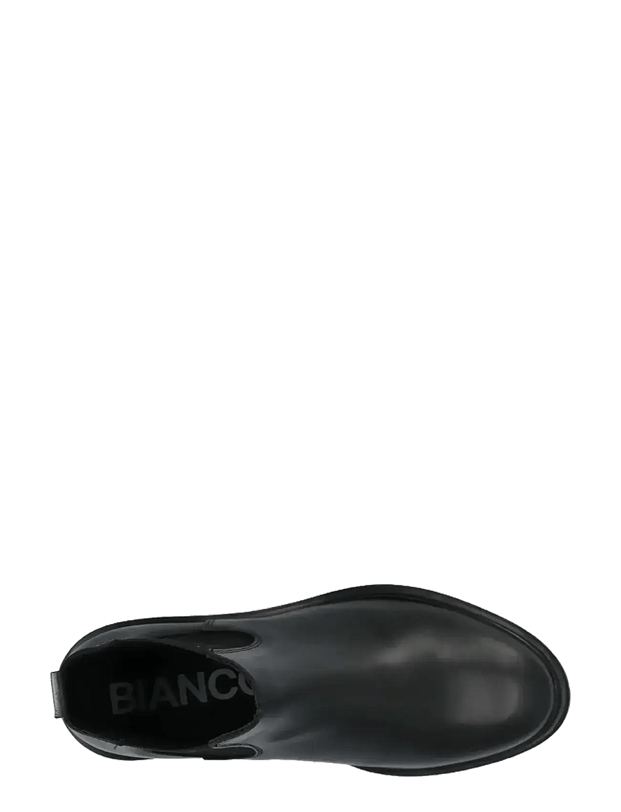 Bianco - BIAGINA Chelsea Boot Smooth Leather - chelsea boots - black - 5