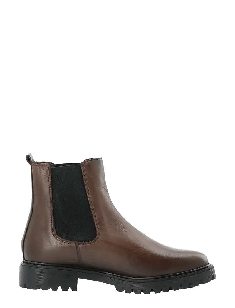 Bianco - BIAGINA Chelsea Boot Smooth Leather - igapäevane stiil - brown - 1
