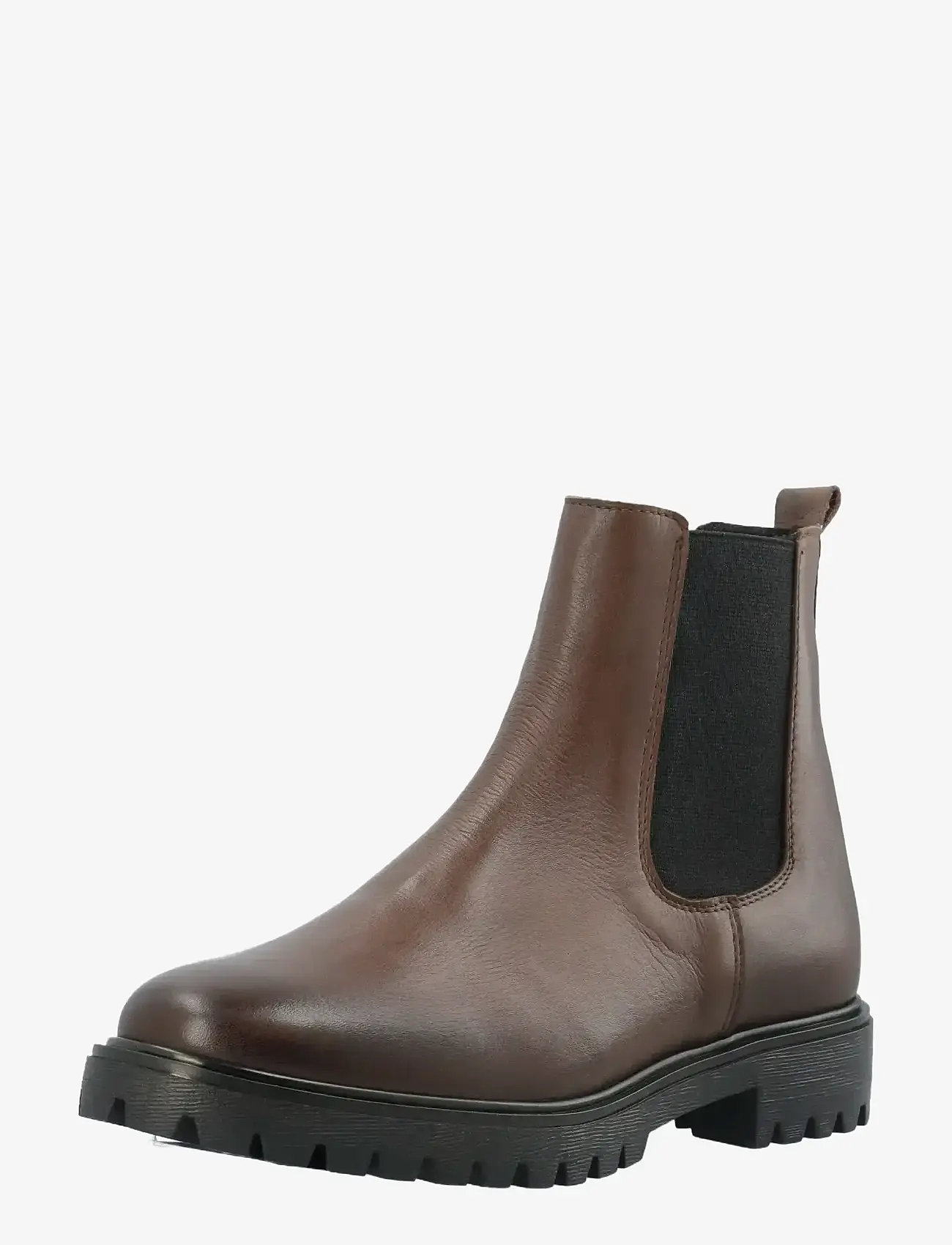 Bianco - BIAGINA Chelsea Boot Smooth Leather - vardagsstil - brown - 0