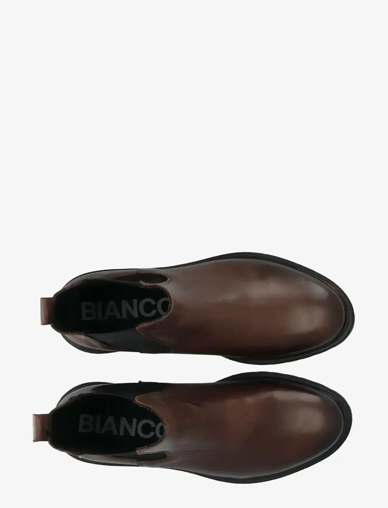 Bianco - BIAGINA Chelsea Boot Smooth Leather - vardagsstil - brown - 4