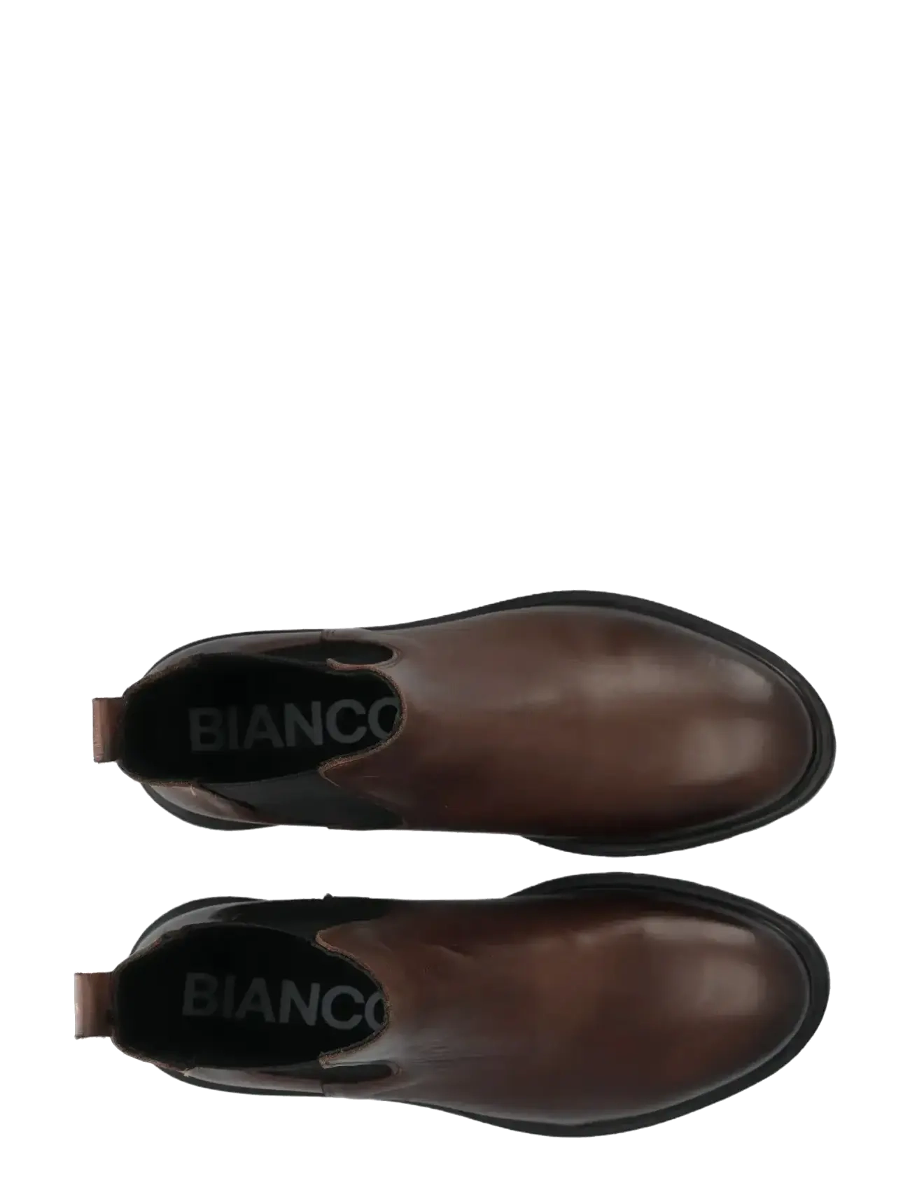 Bianco - BIAGINA Chelsea Boot Smooth Leather - chelsea boots - brown - 4