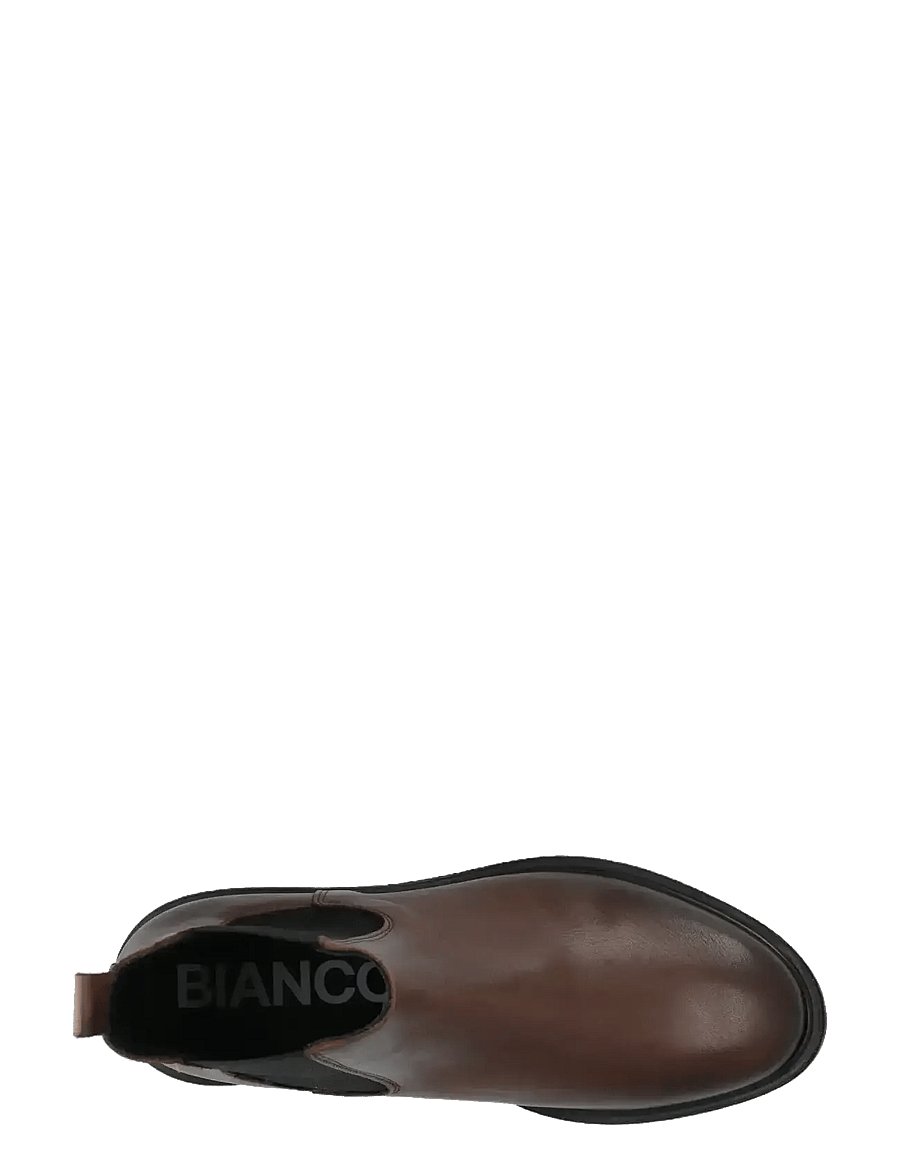 Bianco - BIAGINA Chelsea Boot Smooth Leather - chelsea boots - brown - 5