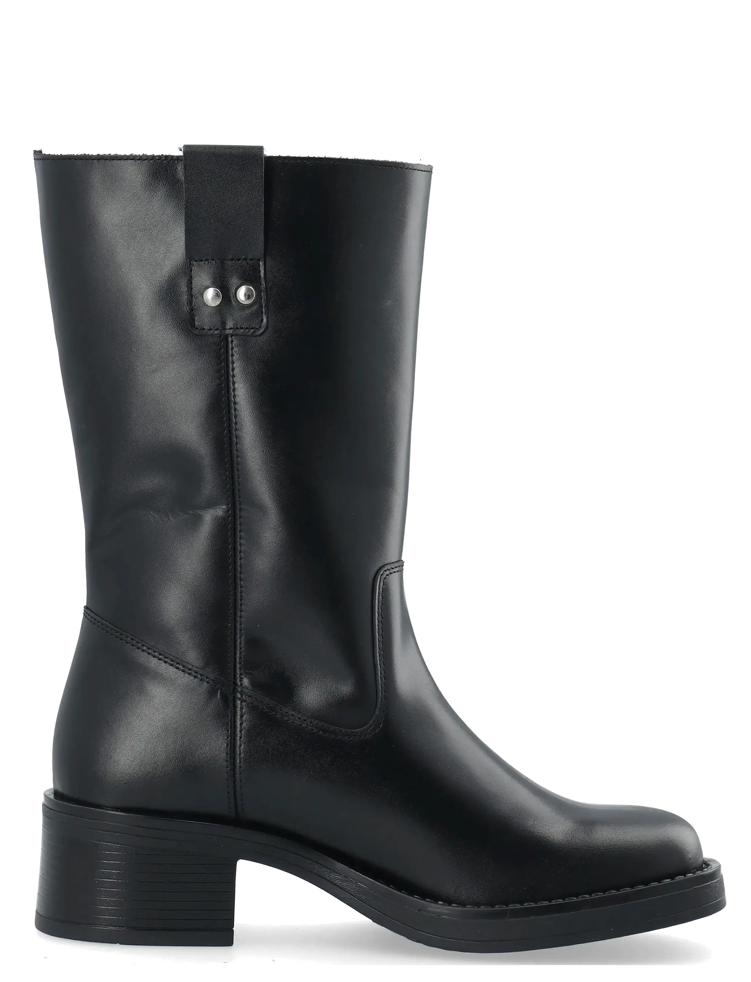 Biamary Mid Pull On Boot Smooth Leather 3