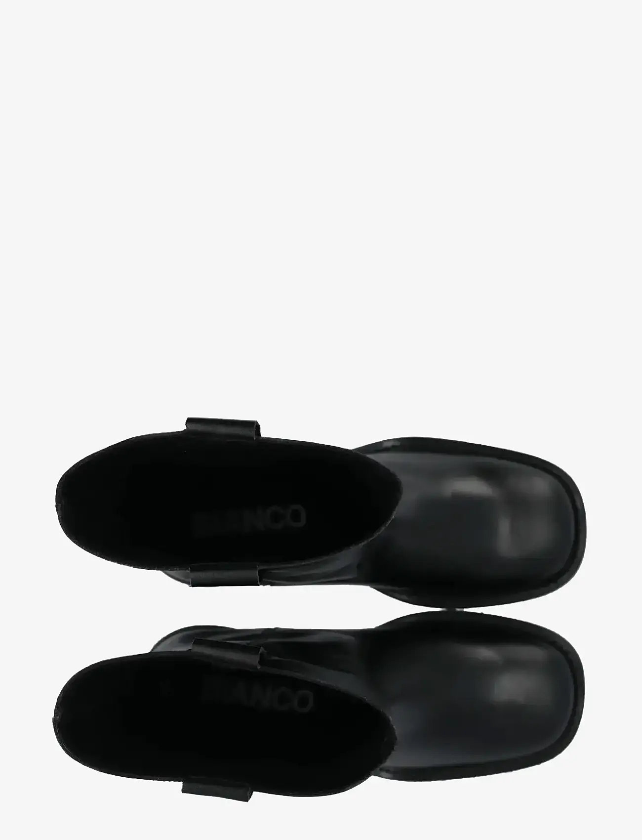 Bianco - BIAMARY Mid Pull On Boot Smooth Leather - hohe absätze - black - 4