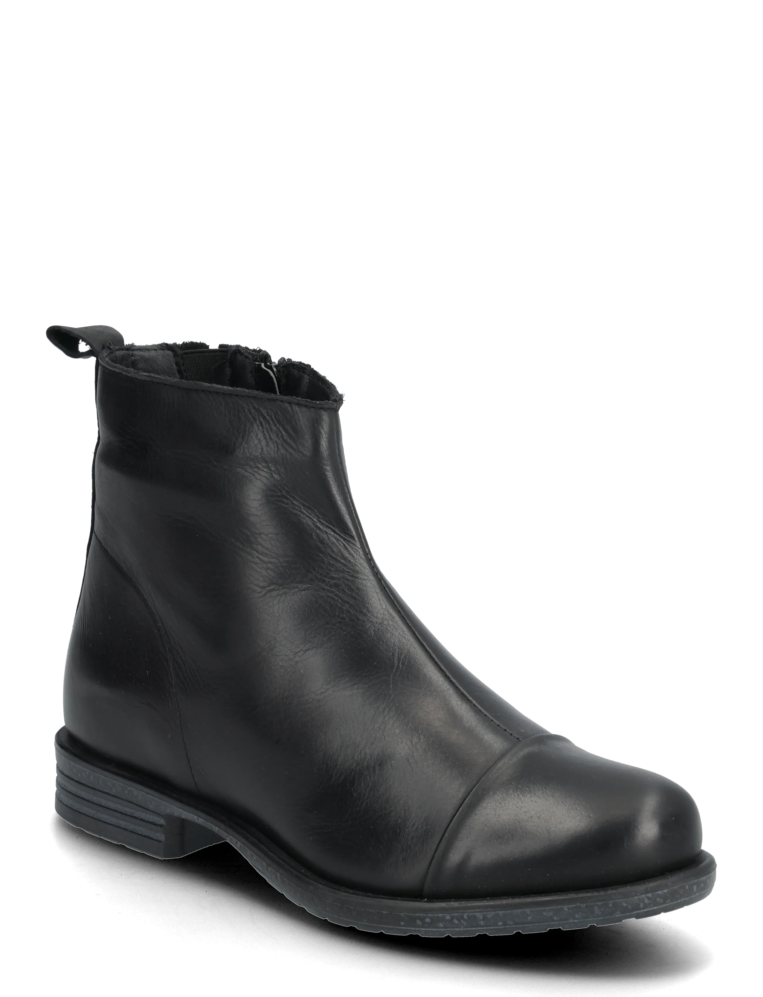 Bianco BIADANELLE Ankle Boot Smooth Leather - Transitional Layering - BLACK / black