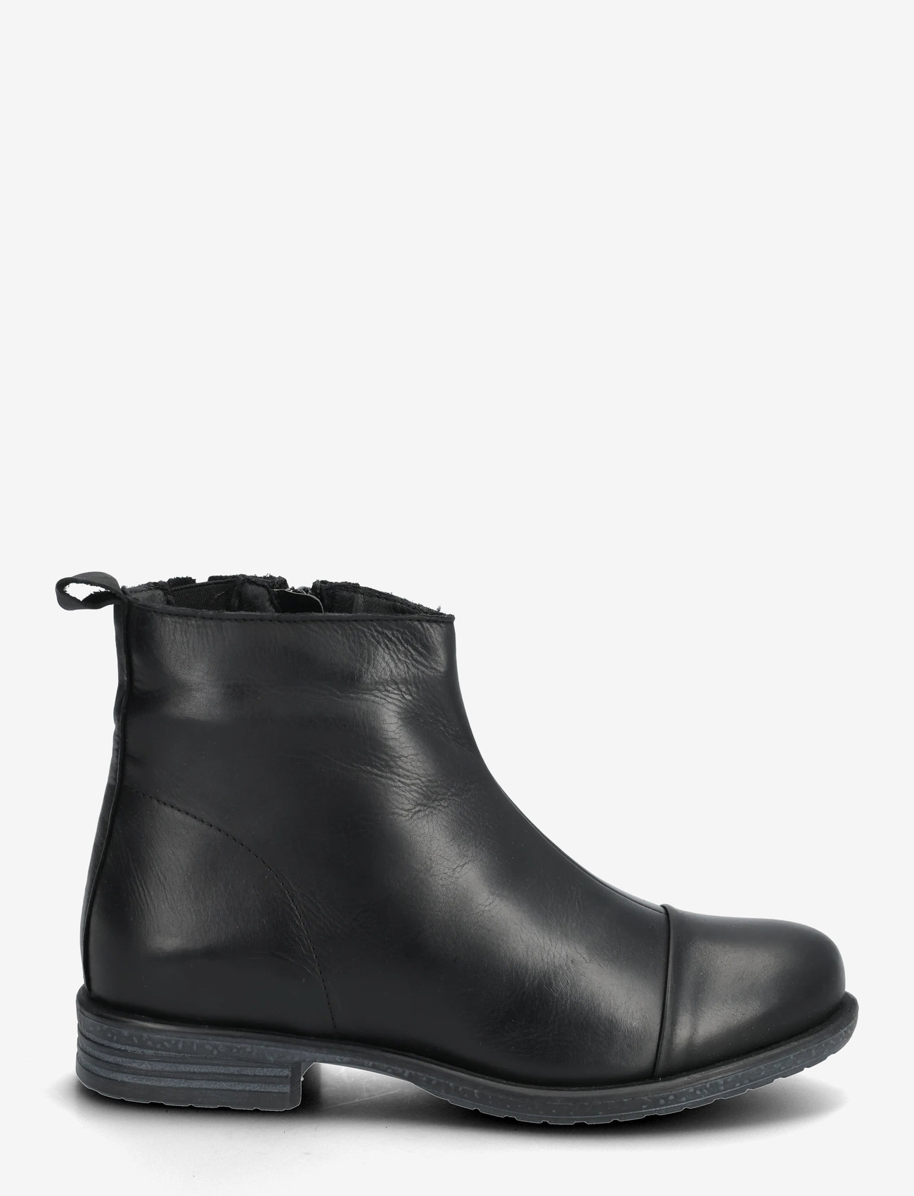 Bianco - BIADANELLE Ankle Boot Smooth Leather - flache stiefeletten - black - 1