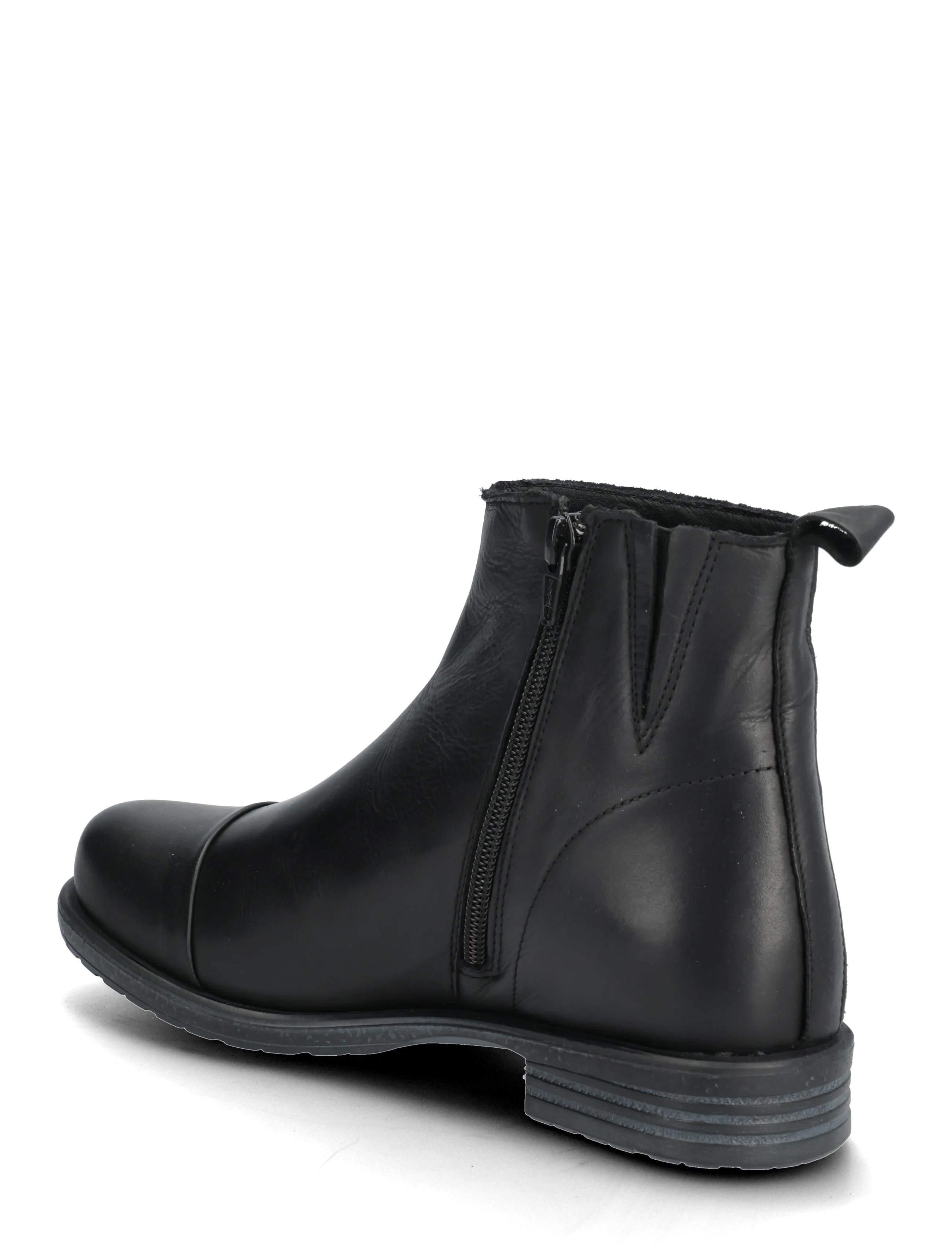 Bianco - BIADANELLE Ankle Boot Smooth Leather - platta ankelboots - black - 2