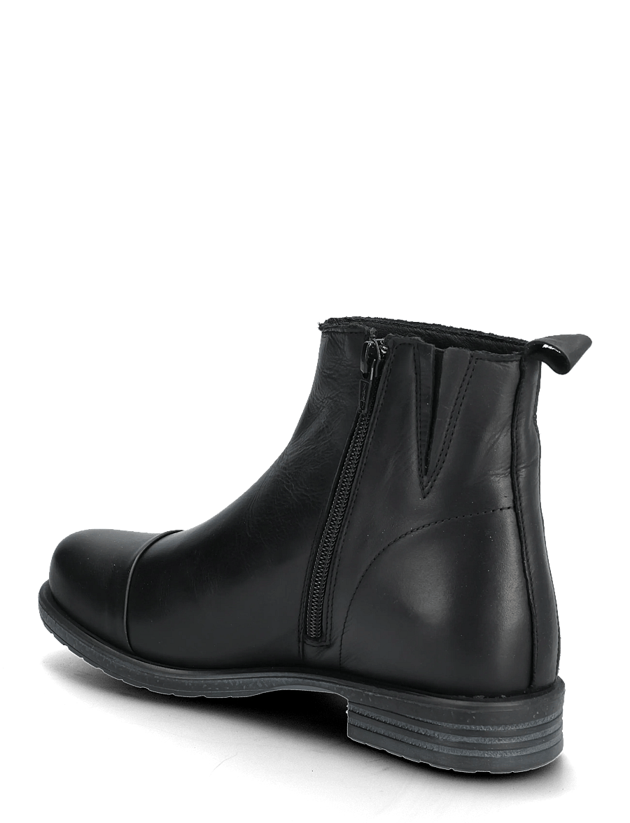 Bianco - BIADANELLE Ankle Boot Smooth Leather - flache stiefeletten - black - 2