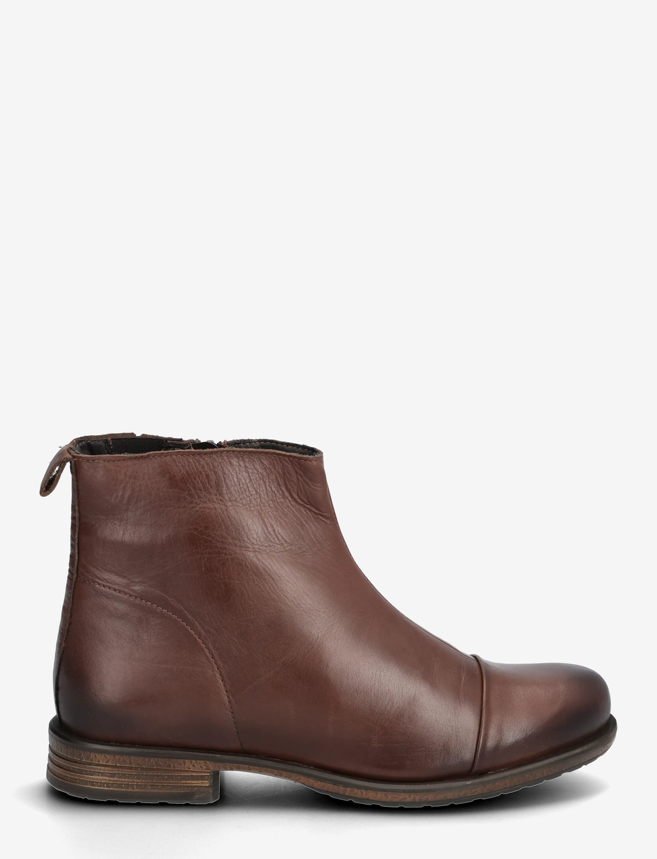 Bianco - BIADANELLE Ankle Boot Smooth Leather - flache stiefeletten - brown - 2