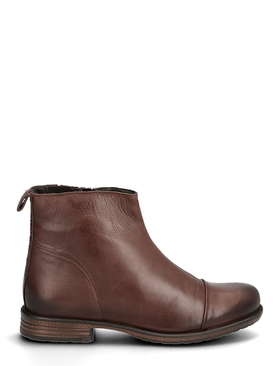 Bianco - BIADANELLE Ankle Boot Smooth Leather - flache stiefeletten - brown - 2