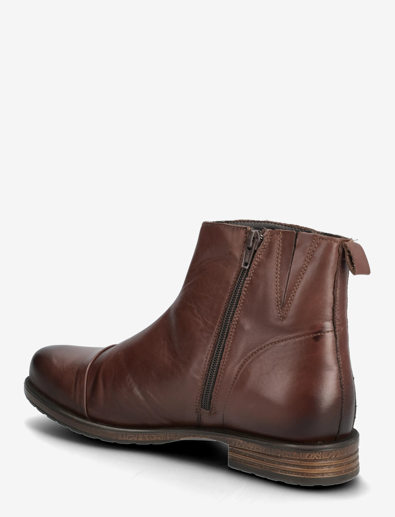 Bianco - BIADANELLE Ankle Boot Smooth Leather - flache stiefeletten - brown - 3