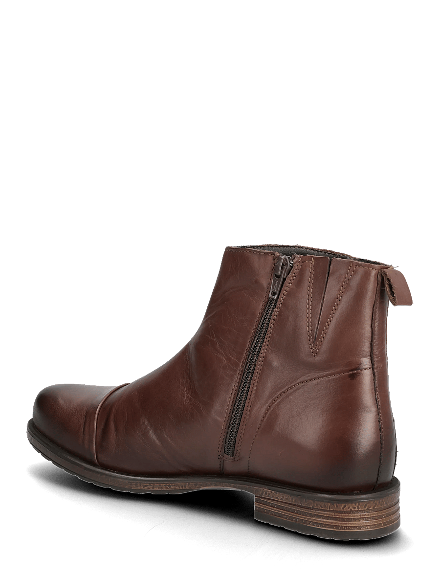 Bianco - BIADANELLE Ankle Boot Smooth Leather - flache stiefeletten - brown - 3