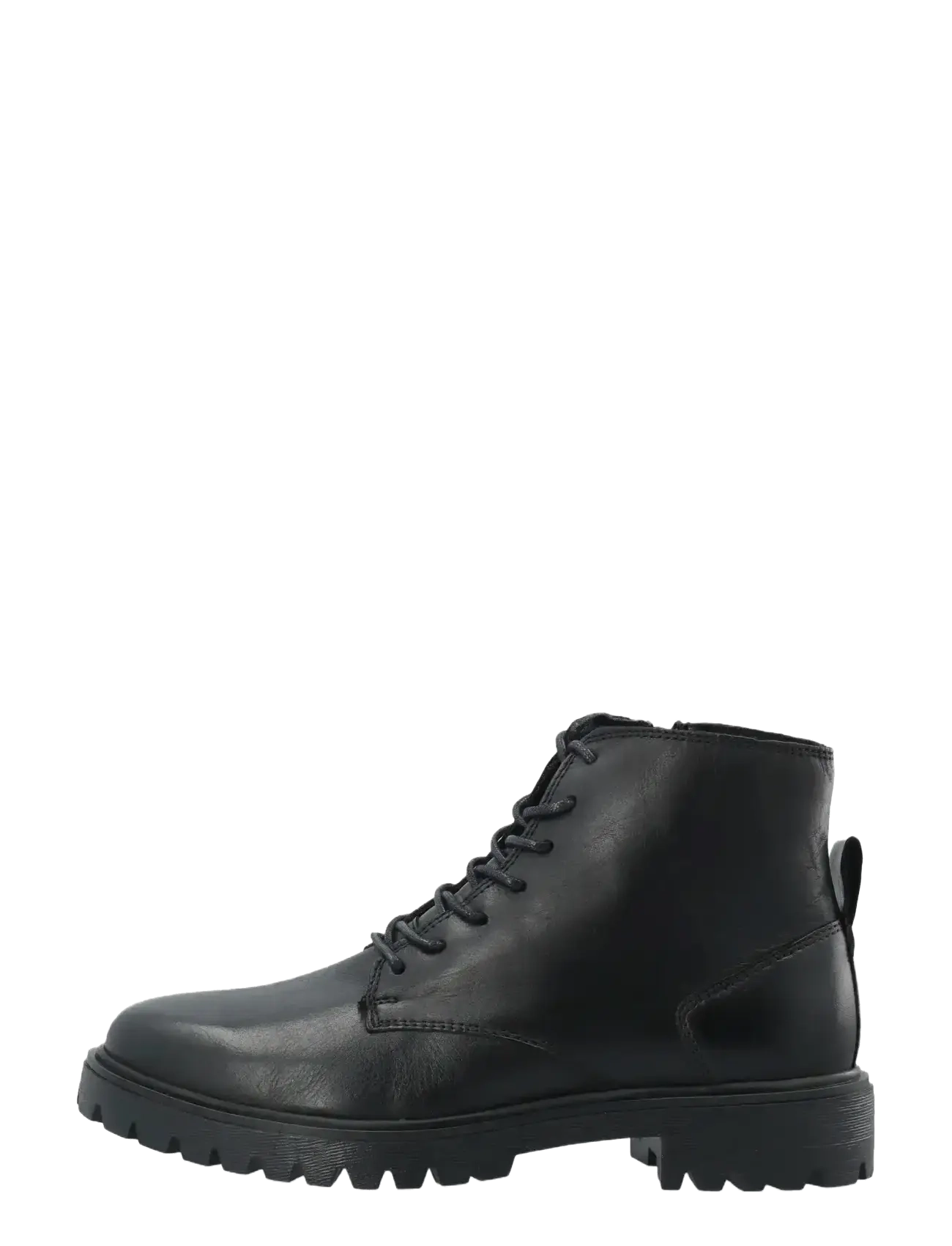 Bianco - BIAGINA Lace Up Boot Smooth Leather - geschnürte stiefel - black - 1
