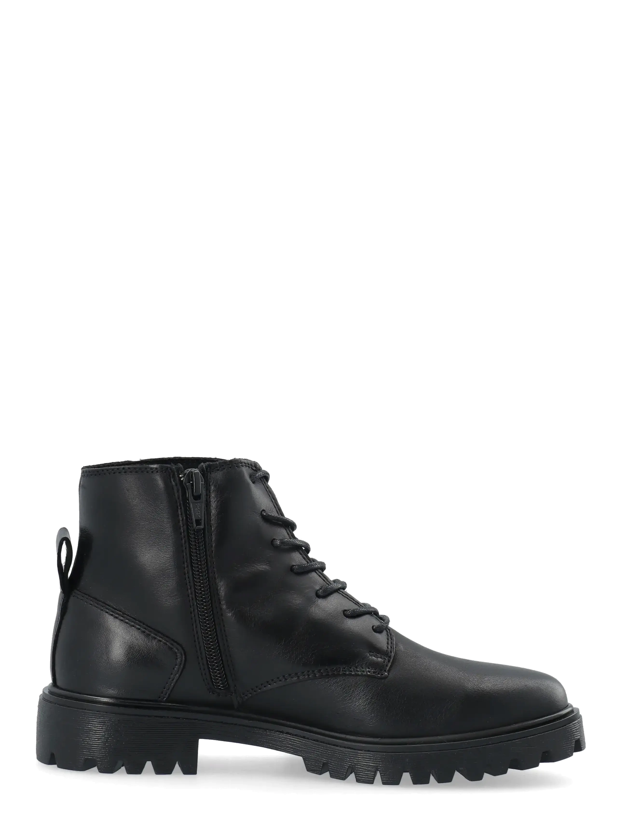 Bianco - BIAGINA Lace Up Boot Smooth Leather - geschnürte stiefel - black - 2