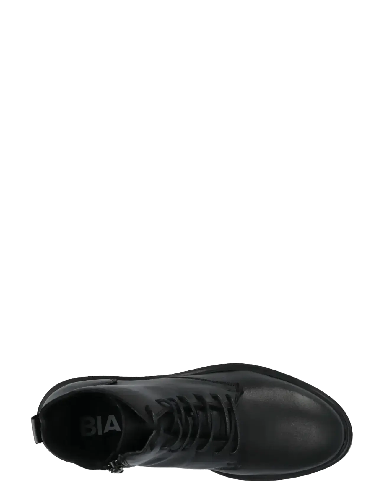 Bianco - BIAGINA Lace Up Boot Smooth Leather - geschnürte stiefel - black - 5
