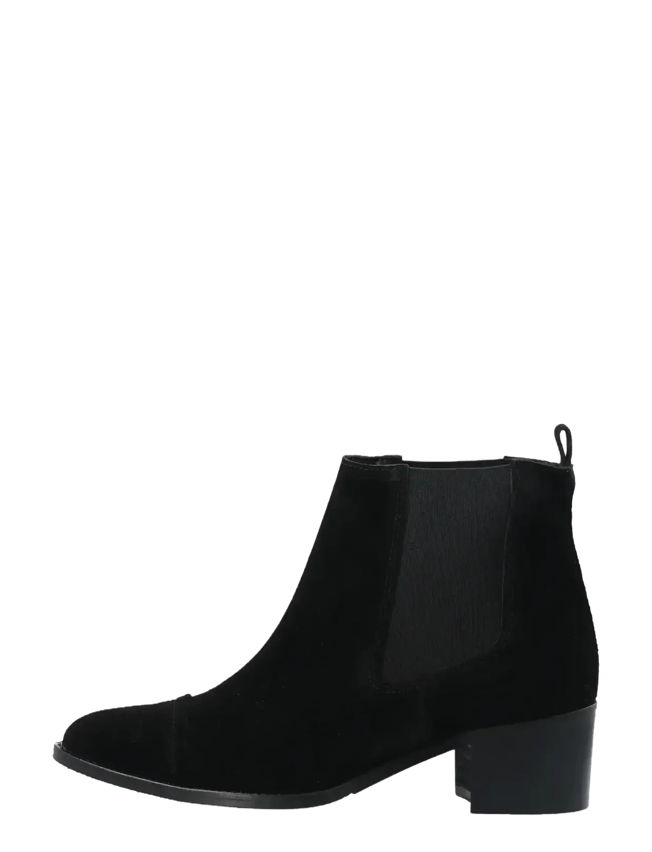 Bianco - BIACAROL Dress Chelsea Boot Suede - aukštakulniai aulinukai iki kulkšnių - black - 1
