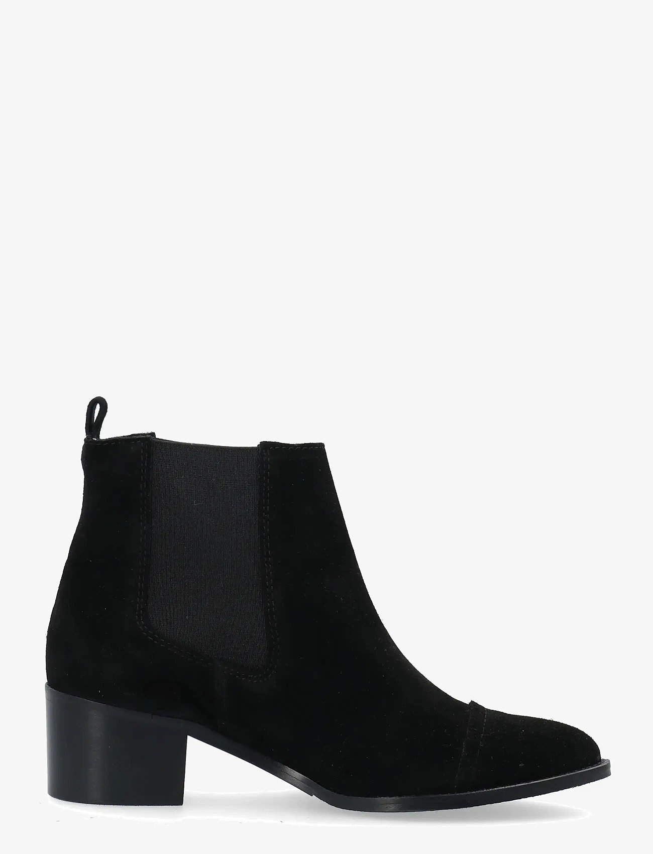 Bianco - BIACAROL Dress Chelsea Boot Suede - heeled ankle boots - black - 2