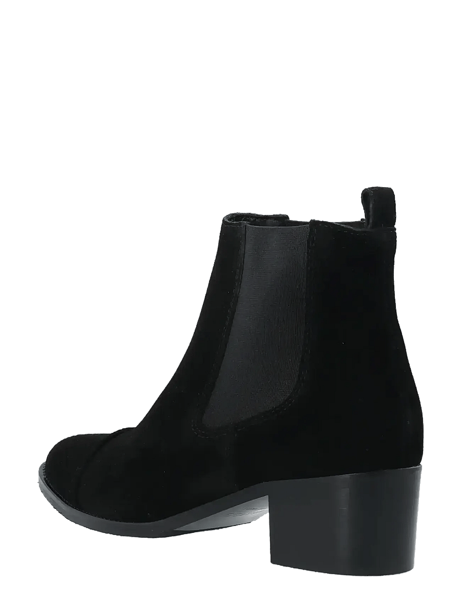 Bianco - BIACAROL Dress Chelsea Boot Suede - bottines à talons - black - 3