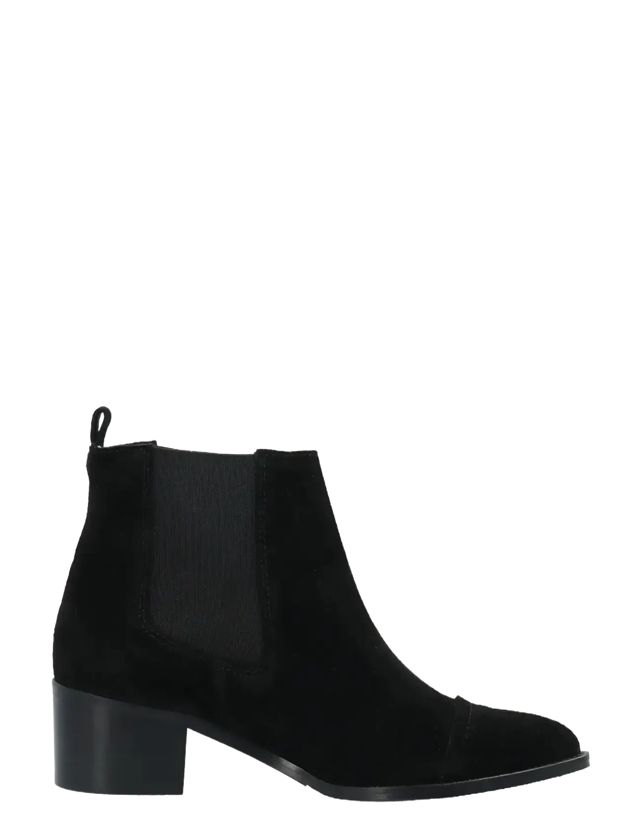 Bianco - BIACAROL Dress Chelsea Boot Suede - aukštakulniai aulinukai iki kulkšnių - black - 4
