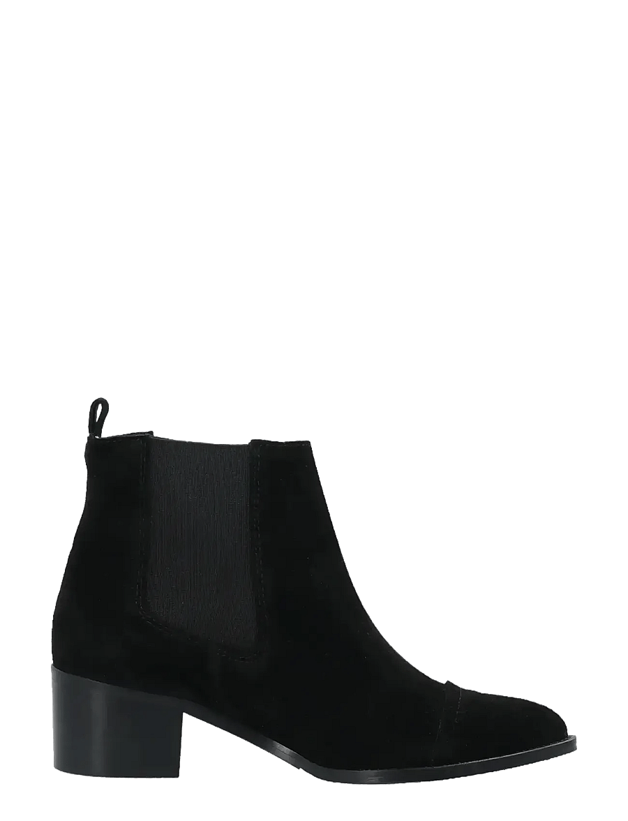 Bianco - BIACAROL Dress Chelsea Boot Suede - stiefeletten mit absatz - black - 4