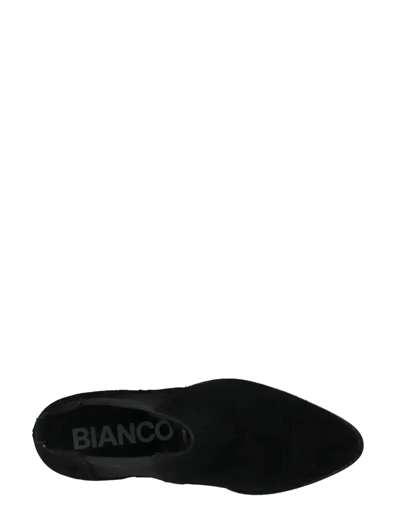 Bianco - BIACAROL Dress Chelsea Boot Suede - aukštakulniai aulinukai iki kulkšnių - black - 5