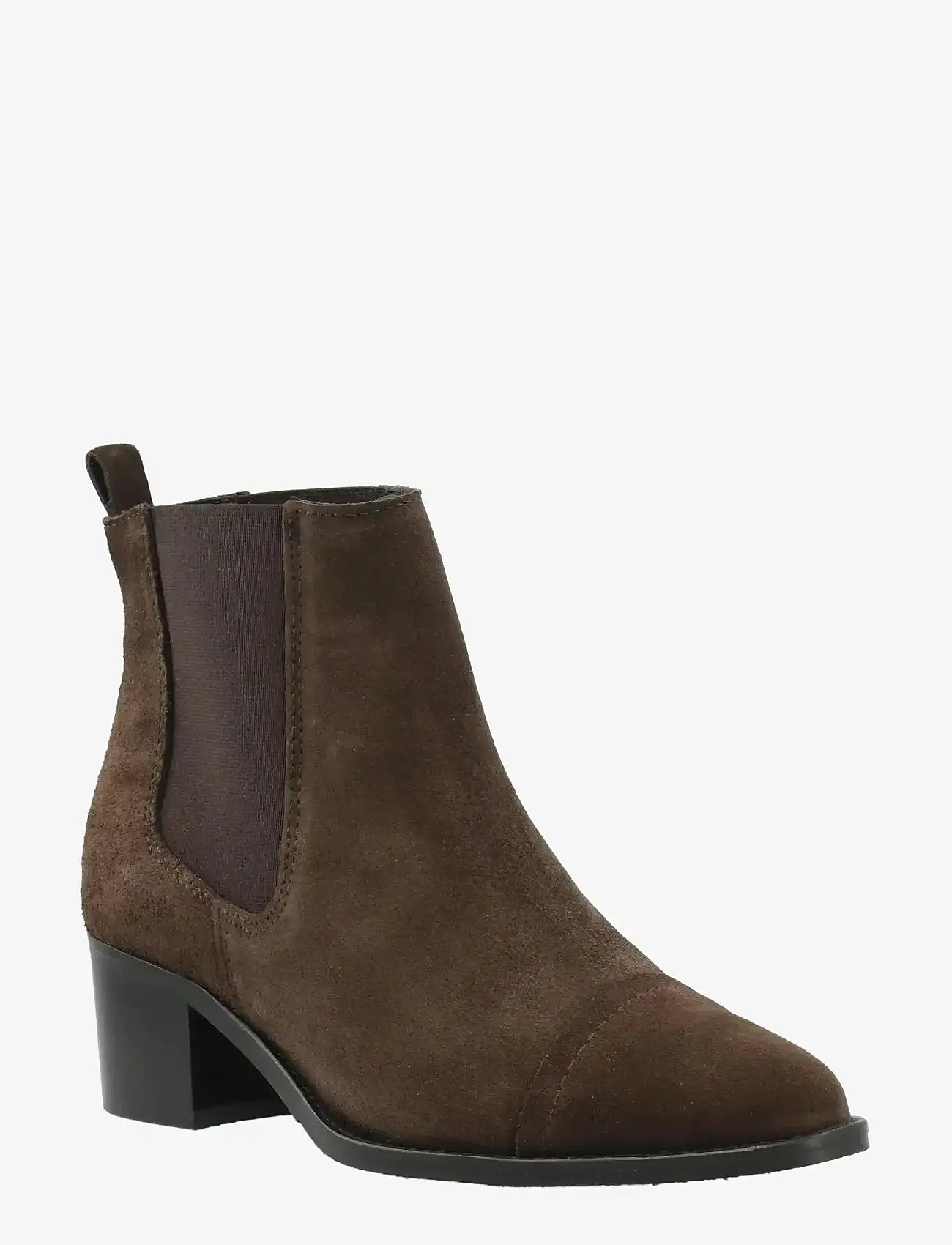 Bianco - BIACAROL Dress Chelsea Boot Suede - stövletter - brown - 0