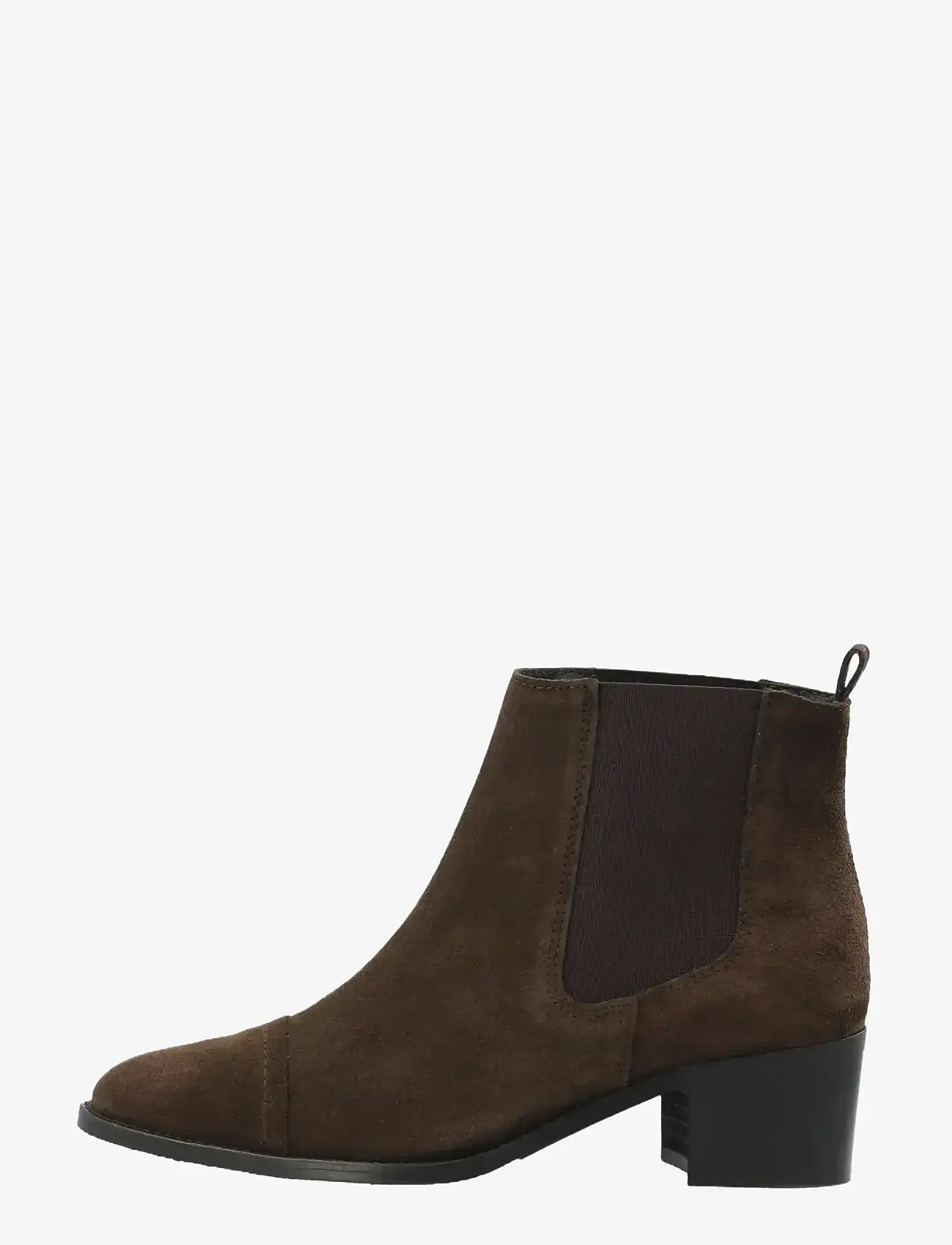 Bianco - BIACAROL Dress Chelsea Boot Suede - stövletter - brown - 1