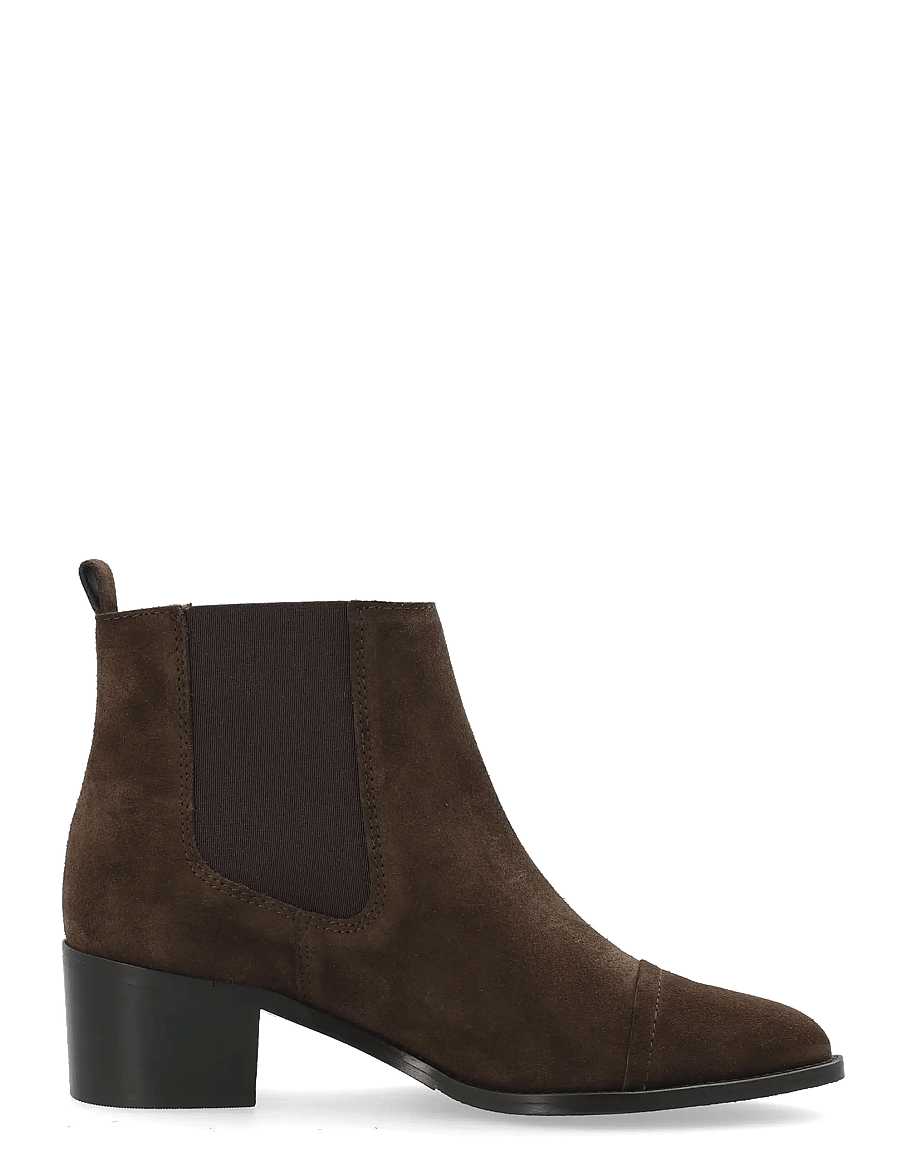 Bianco - BIACAROL Dress Chelsea Boot Suede - bottines à talons - brown - 2