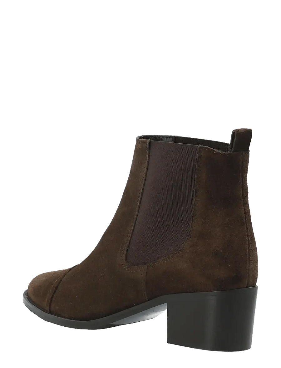 Bianco - BIACAROL Dress Chelsea Boot Suede - bottines à talons - brown - 3