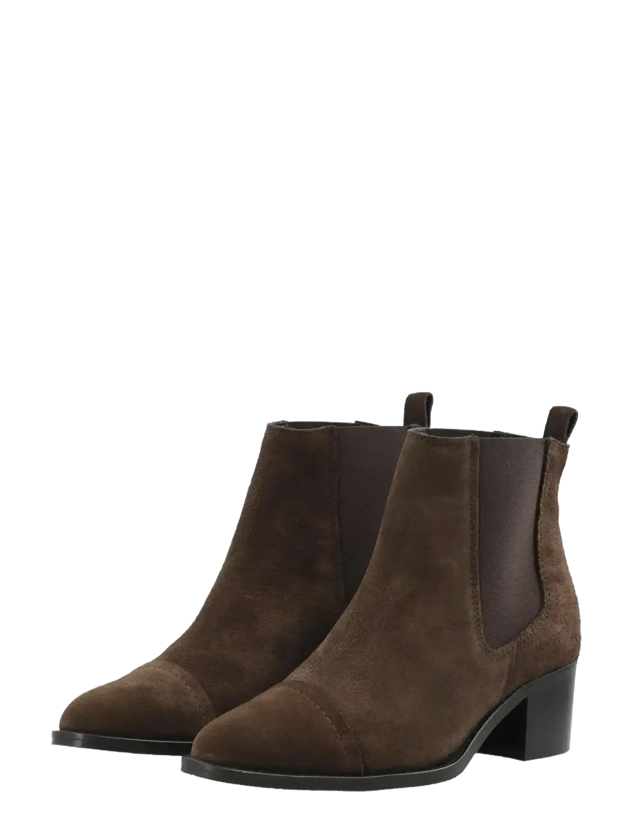 Bianco - BIACAROL Dress Chelsea Boot Suede - støvletter - brown - 4